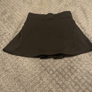 black tennis skirt